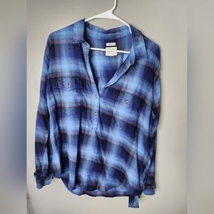 Flannel Henley